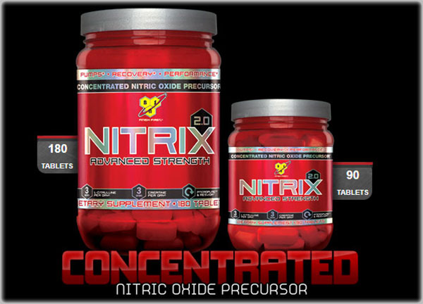 nitrix 2.0 per un pompaggio muscolare estremo grazie all'ossido nitrico