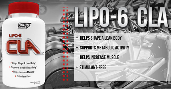 nutrex lipo 6 cla acido linoleico coniugato utile per favorire lo smaltimento dei grassi di deposito