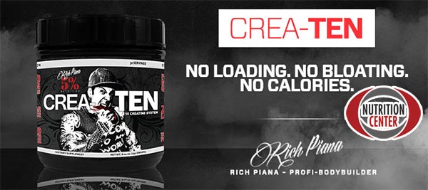 Crea-Ten miscela di creatina in dieci forme differenti, arricchita di composti anabolici veicolatori