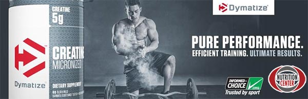 creatine monohydrate dymatize aumenta le performance e la resistenza in allenamento, pura creatina creapure