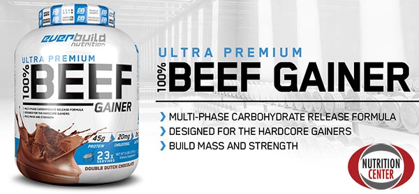 100% Beef Gainer prodotto per la massa da utilizzare post allenamento