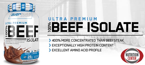 100% Beef Isolate proteina del manzo idrolizzato con elevato profilo aminoacidico e bassi tenori in grassi e carboidrati