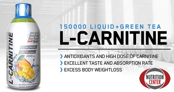 L-Carnitine Liquid 3000mg + Green Tea carnitina e te verde titolato in polifenoli, ottimo come dimagrante e antiossidante