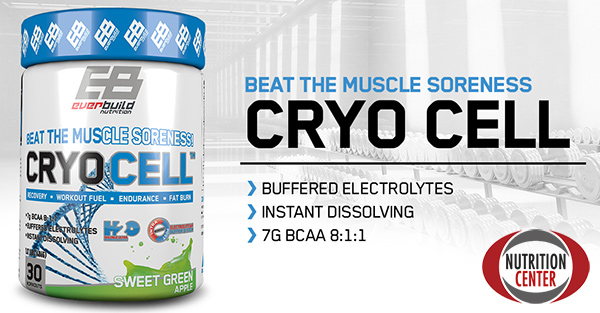 cryocell pre allenamento a base di ramificati 8 1 1 e altri aminoacidi, arricchito di minerali elettrolitici