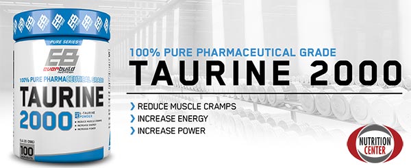 Taurine 2000 Pharmaceutical Grade 200g everbuild nutrition