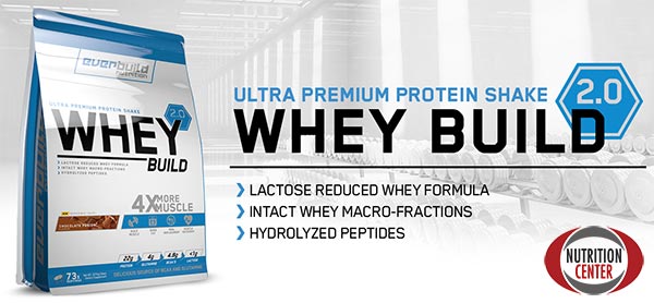 whey build integratore proteico miscelato con tre fonti dal siero di latte ideale nel post allenamento