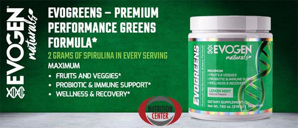 Evogreens integratore in blend di estratti vegetali, aiuta il benessere del corpo e fornisce energia