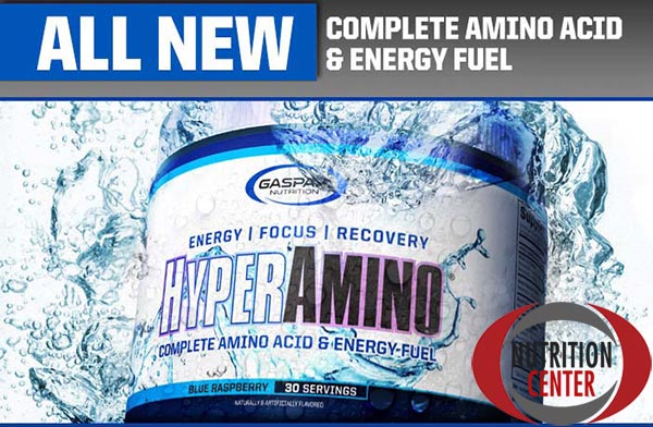 hyper amino gaspari ricco in amminoacidi essenziali per migliorare la produzione energetica e il recupero post workout