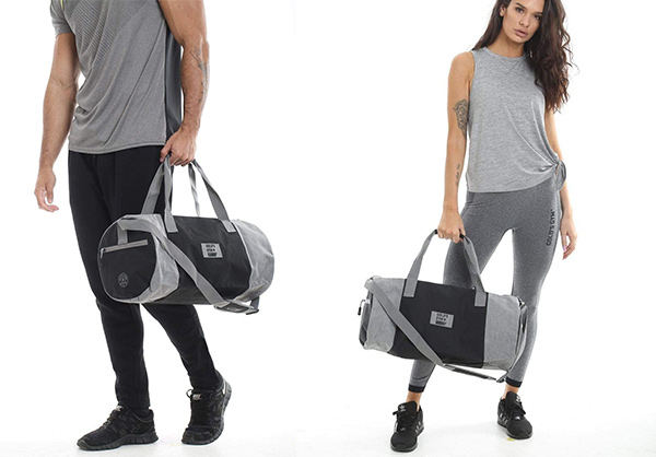 contrast barrel bag gold's gym