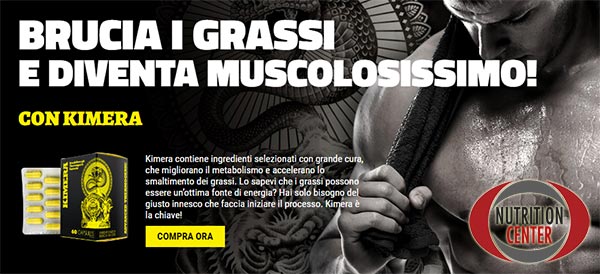 kimera termogenico dimagrante per incentivare il dispendio calorico, solo composti naturali