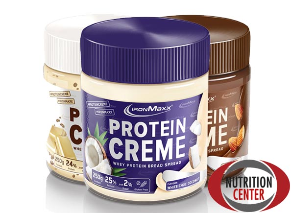 Protein Creme crema spalmabile al cioccolato in tre differenti gusti e ricca in proteine del siero
