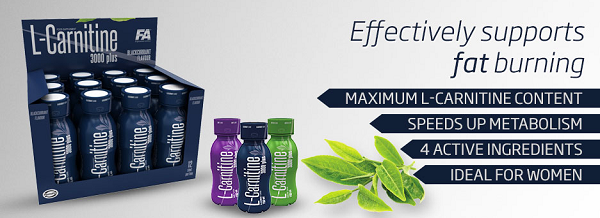 carnitina liquida con caffeina, guaranà e te verde