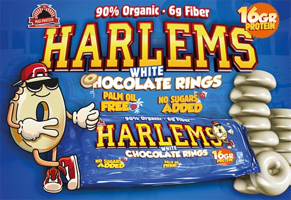 Harlems Rings ciambelline proteico energetiche senza olio di palma ne zuccheri aggiunti