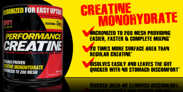 performance creatine monopidrato micronizzato
