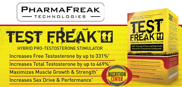 test freak stimolante del testosterone con fieno greco, saw palmetto e tribulus
