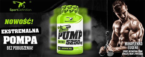 PUMP 5250 arginina in tre differenti forme, ideale per ottimizzare il rilascio di ossido nitrico e somatotropina