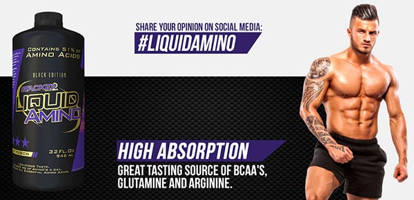 stacker amino liquid integratore a base di amminoacidi essenziali liquidi ideali per velocizzare il recupero muscolare e promuove la sintesi proteica