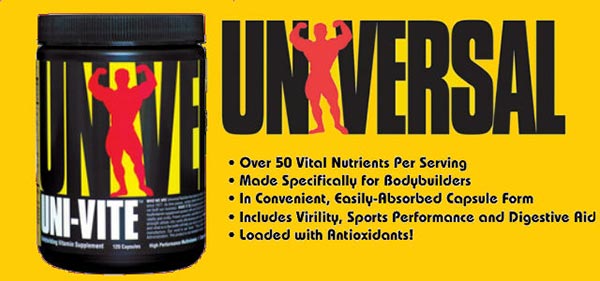 Uni-Vite Universal mix di vitamine e minerali per promuovere il benessere fisico