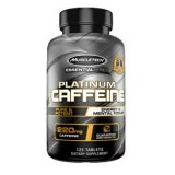 Platinum 100% Caffeine 125tabs muscletech