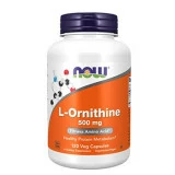 L-Ornitina 500mg 120cps now foods
