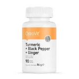 Turmeric + Black Pepper + Ginger 90cpr ostrovit