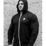 Animal Lightweight Charcoal Hoodie with Zipper