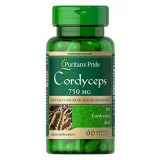 Cordyceps Mushroom 750mg 60cps puritan's pride