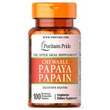 Papaya Papain 100chewables puritan's pride