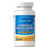 Acidophilus & Digestive Enzymes 60cps puritans pride