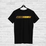 T-shirt motivazionale NEVER GIVE UP motivated4ever M4E