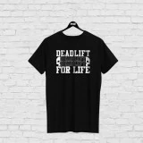 T-shirt motivazionale DEADLIFT FOR LIFE motivated4ever M4E