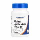 Alpha Lipoic Acid 600 Mg 60 vcps Nutricost