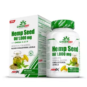 Hemp Seed Oil 1000 mg 90 softgel Amix