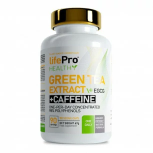Green Tea Extract + EGCc + Caffeine 90 cps Life Pro