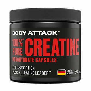 100 % Pure Creatine 240 cps Body Attack