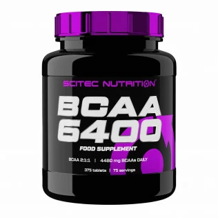 bcaa 6400 375cpr scitec nutrition