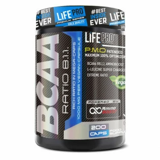 Bcaa Pro 8:1:1 1000mg 200 cps Life Pro Nutrition