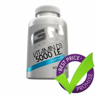 Vitamin D3 5000ie 60cps genetic nutrition