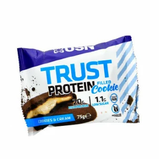 trust protein filled cookie 75g usn
