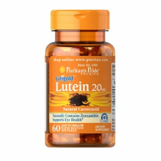 lutein 20mg with zeaxanthin 30cps puritans pride