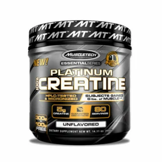 platinum 100% creatine 400 gr muscletech