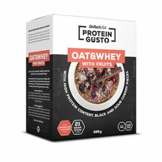 Oat & Whey whit Fruits 696g biotech usa