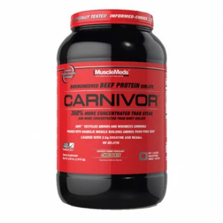 carnivor 908g musclemeds proteine della carne idrolizzate