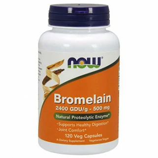 Bromelain 500mg 120 cps now foods