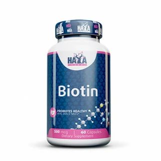 biotin 500 mcg 60cps haya labs