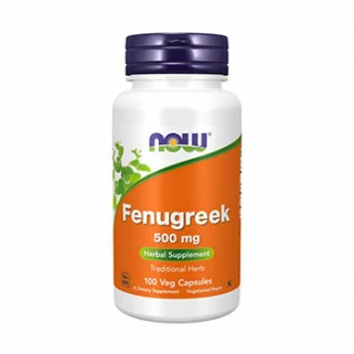 fenugreek 500mg 100cps now foods