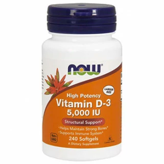vitamin d3 5000 iu 240cps now foods