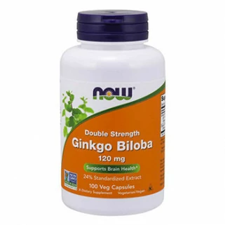 ginkgo biloba 120mg 100cps now foods