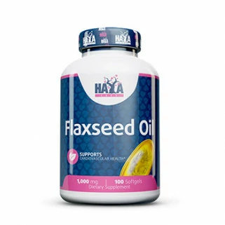 flax seed oil organic 100cps haya labs