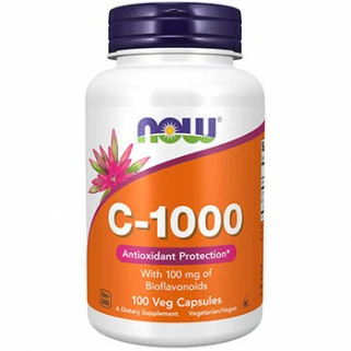 vitamina c1000 con bioflavonoidi 100cps now foods